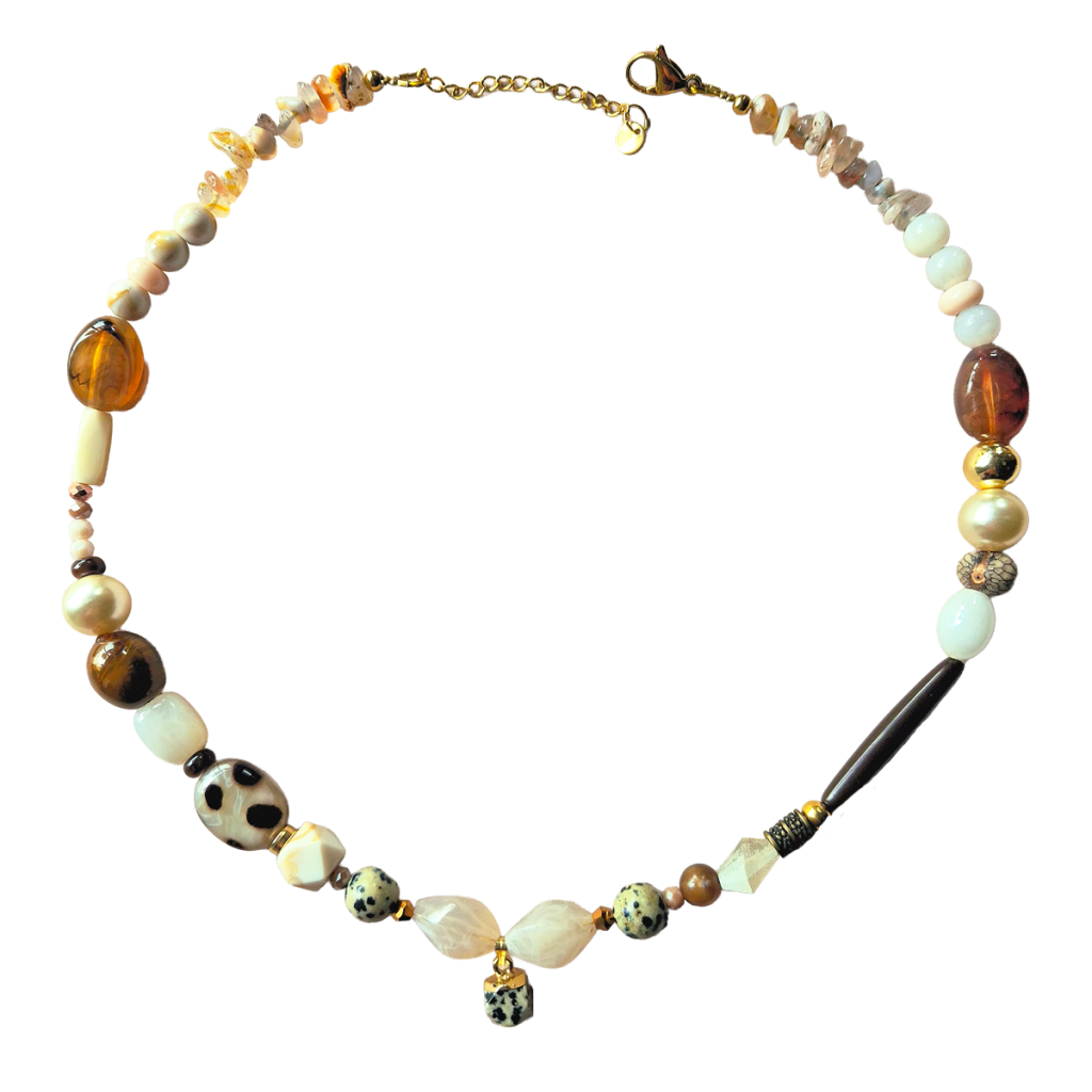 ketting bruine en lichte tinten