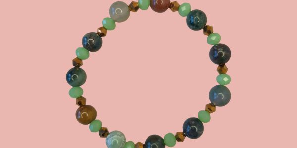 armband met agaat natuursteen